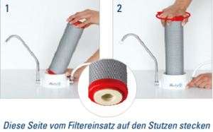 Filtereisatz Stutzen